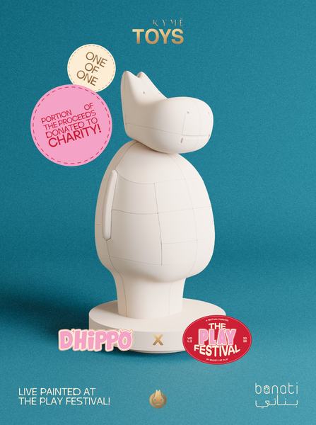 D'HIPPO - LIVE PAINTED FOR TPF! A PORTION OF THE PROCEEDS DONATED TO BANATI FOUNDATION!