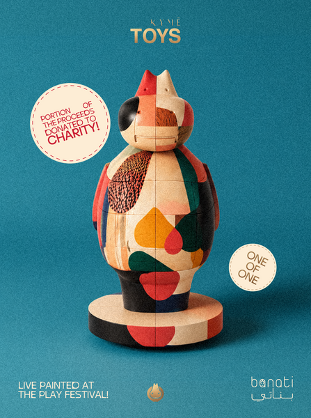 D'HIPPO - LIVE PAINTED FOR TPF! A PORTION OF THE PROCEEDS DONATED TO BANATI FOUNDATION!