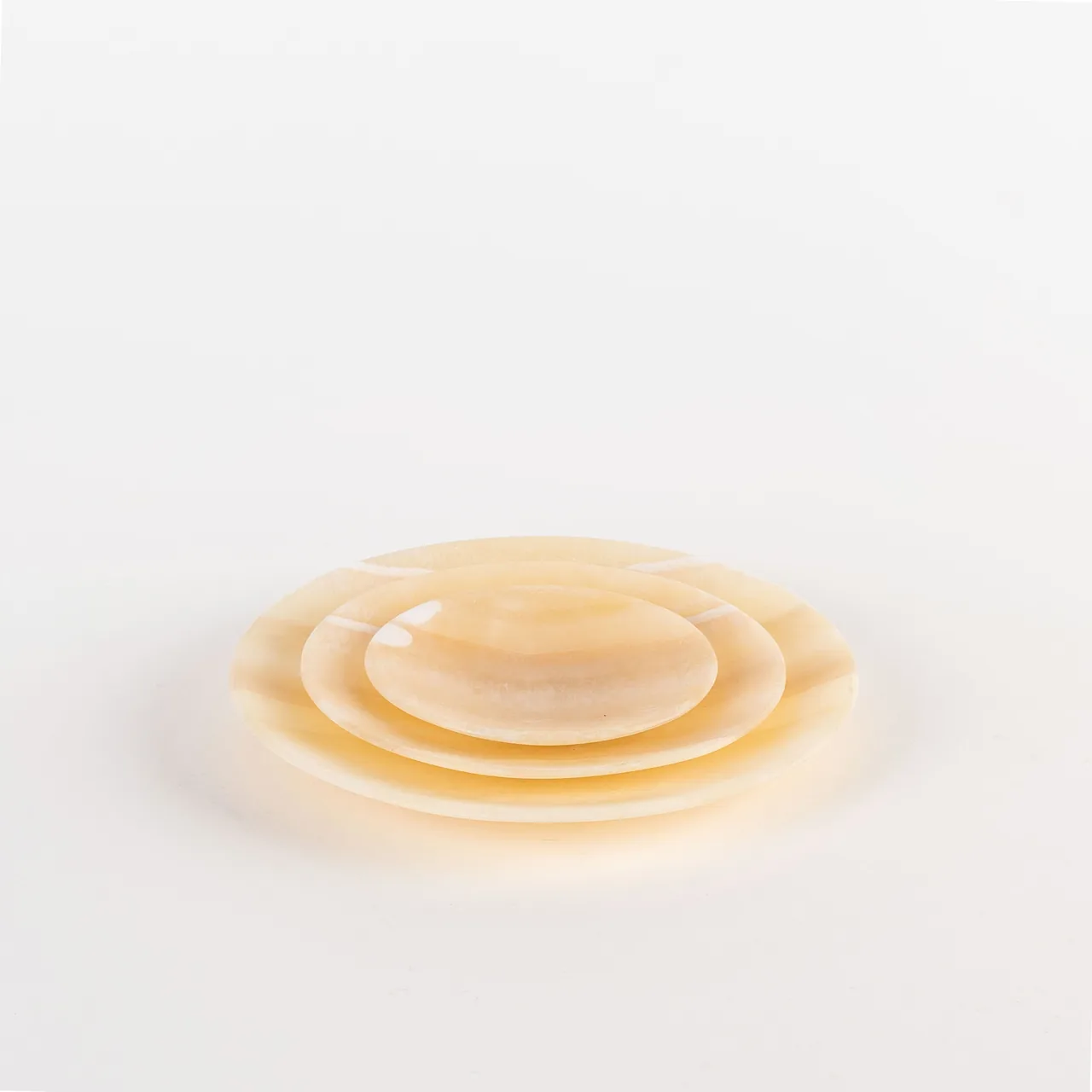 Alabaster Round ( Set of 3 )