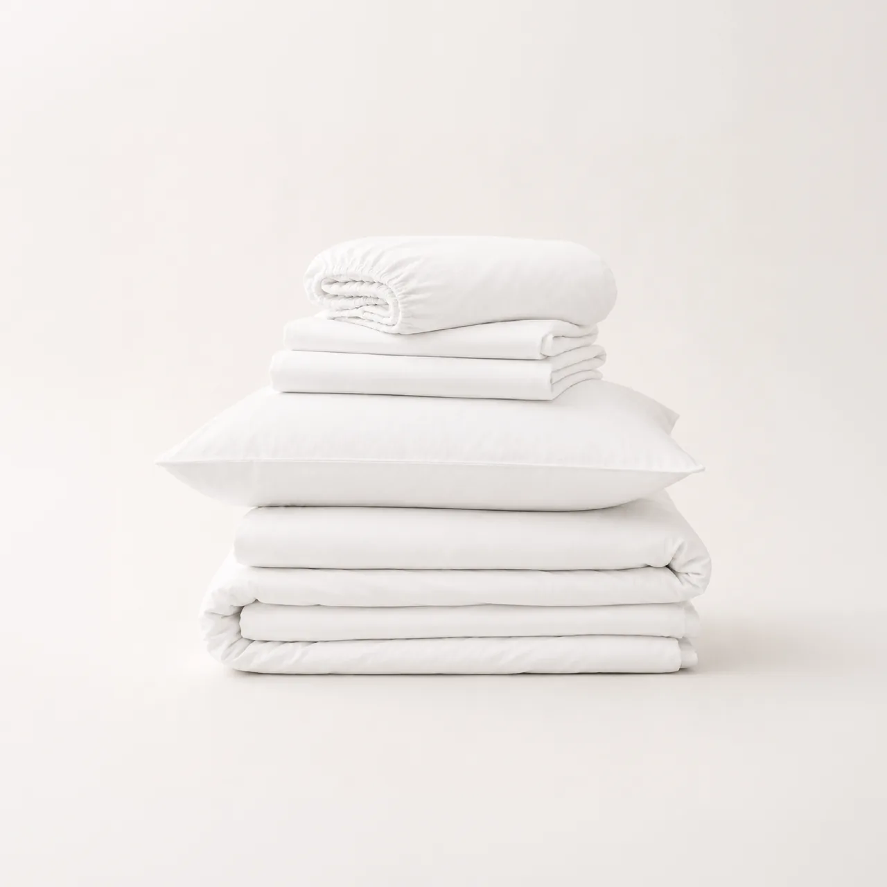King plain bed sheet full set 180 CM