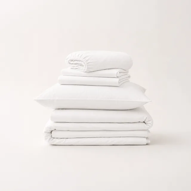 King plain bed sheet full set  180 CM
