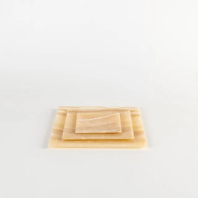 Alabaster Square ( Set of 3 )